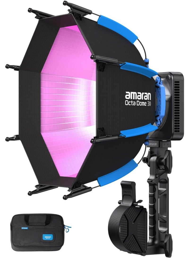 عماران أماران راي 60c ضوء استوديو محمول RGB COB للتصوير يوتيوب تيك توك تسجيل حفلات أفلام فلوق بث مباشر مكتب منزلي - Image 1